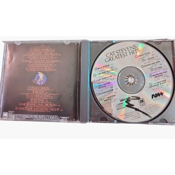 Cat Stevens Greatest Hits Soft Classic Rock CD - Picture 2 of 5